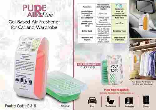 E316 Pure Air Mini Gel Based Air Freshener For Car And Wardrobe 50g