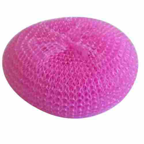 High-Quality Pan Washing Cleaning Scouring Nylon Pink Kitchen Dish Scrubber