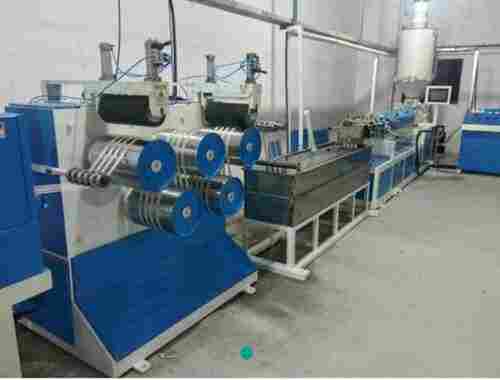 90 HP PP Box Strap Extrusion Line AVEN65BSSEMI Model With 100 Kg/Hr & 50 Kg/Hr Capacity