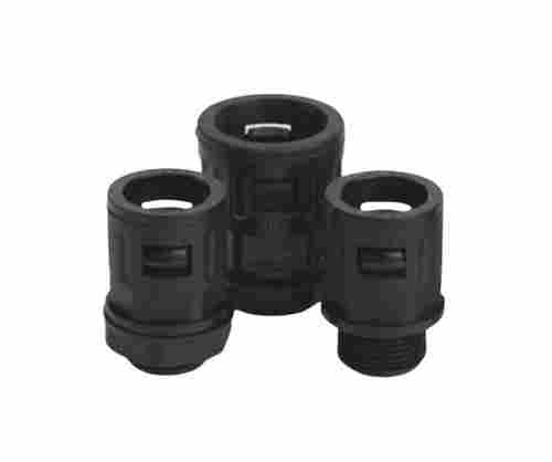 For Electrical With 3 Pcs Pack Black Pvc Smooth Finished Electrical Conduit Cable Gland
