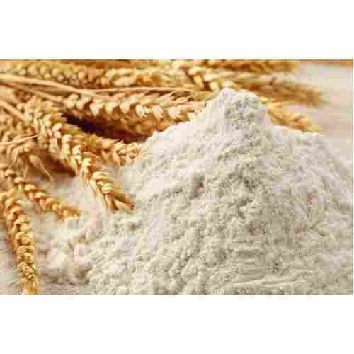100 Percent Pure And Organic White Healthy Wheat Flour, Rich In Fiber
