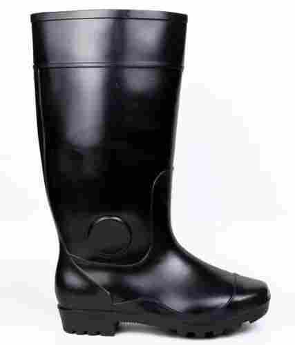 Black Waterproof Medium Heel Size Safety Men Rain Boots