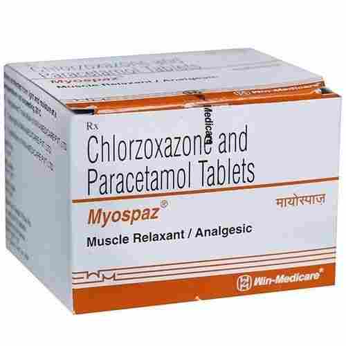 Chlorzoxazone And Paracetamol Tablets