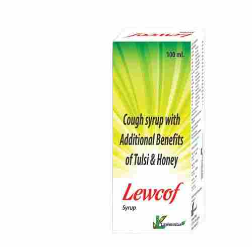 Lewcof Cough Syrup With Additional Benefits Of Tulsi And Honey