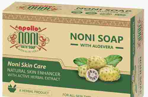 Pack Of 125 Gram Rectangle Herbal Aloe Vera Noni Bath Soap