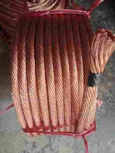 Bare Round Braided Copper Wire, For Industrial, Wire Gauge: 0-5