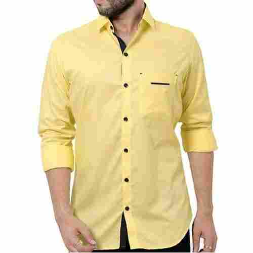 Men'S Breathable Full Sleeves Cotton Stylish Shirt For Party Wear