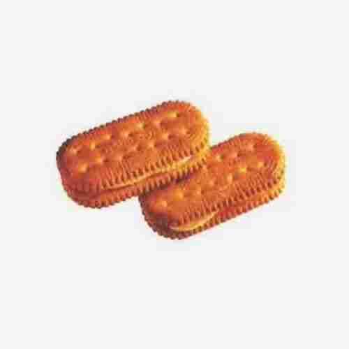 Orange Oval Shape Healthy Yummy Tasty Delicious High In Fiber And Vitamins Cream Biscuits