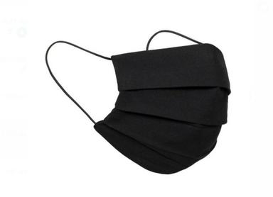Black Plain Pattern Non Woven Material 3 Ply Disposable Face Mask Age Group: Suitable For All Ages