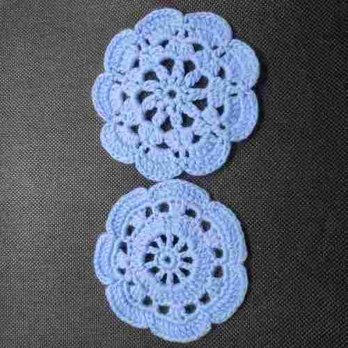Embroidery Flower Design Cotton Appliques for Bags, Scarf and Clothes