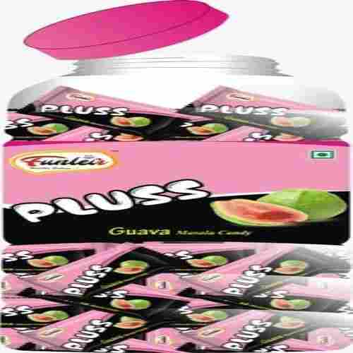 Sweet and Salty Taste Pluss Guava Masala Candy Packaging Plastic Box
