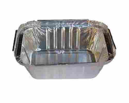 Eco-Friendly Disposable And Rectangular Light Weight Aluminum Silver Foil Bowl For Serving Food