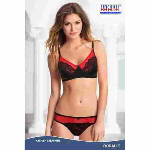 Rosalie Net Panty Bra Set With Daily Wear And Sizes Available 30, 32, 34, 36, 38, 40