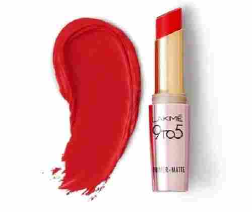 Stick Form Lakme Forever Primer Matte Finish Red Lipstick