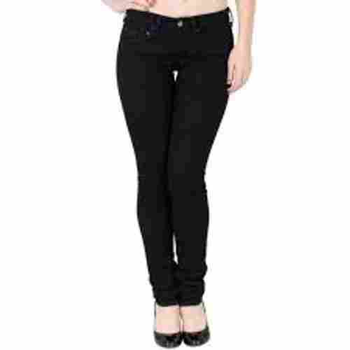  Stylish And Comfortable Denim Blended Skinny Fit Stretchable Black Jeans For Women
