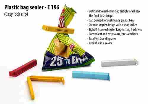 Convenient and Easy to Use Plastic Bag Sealer (Easy Lock Clip)