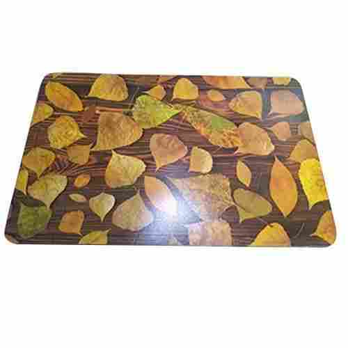 Durable Excellent Leaf Design Plastic Dining Table Mat