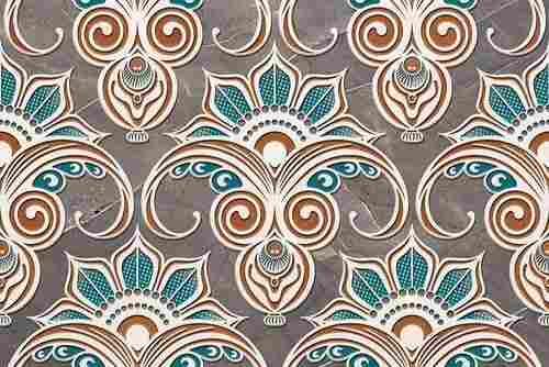 Glossy Fine Finish And Non Slip Rectangular Multicolor Ceramic Wall Tiles