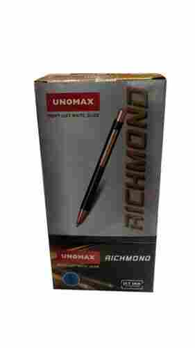 Long Lasting Writing Plastic Golden Color Smooth Unomax Richmond Ball Pen