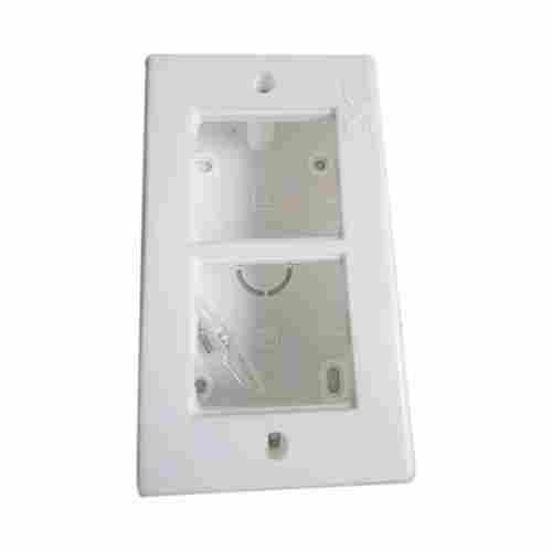 White Plastic Pvc Electrical Rectangular 200x150mm Plastic Designed Switch Box 