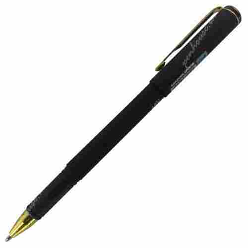 Black And Golden Metal Body With Waterproof Blue Ink Gel Pen 