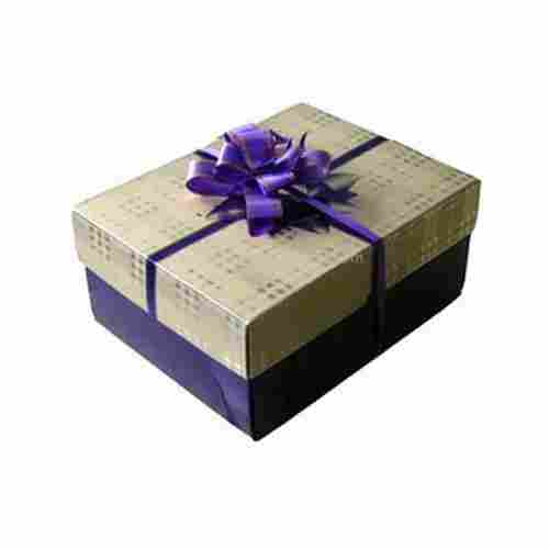 Classy-Style With Lids And Ribbons Plain Square Handmade Paper Gift Box