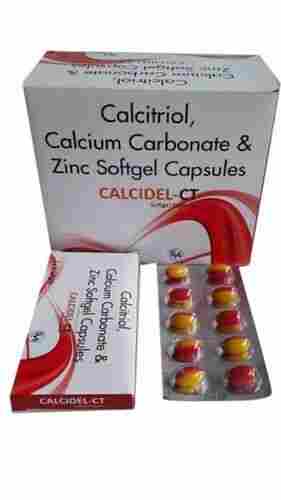Calcitriol Calcium Carbonate And Zinc Capsules, 10x10 Capsules