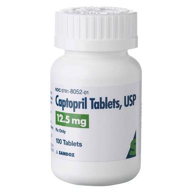 Captopril Tablets (2.5Mg, 25Mg, 50Mg, 100Mg) Cool And Dry Place