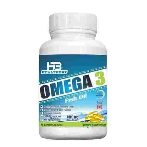 Omega 3 Fish Oil Softgel Capsules (1000 Mg) , 60 Capsules