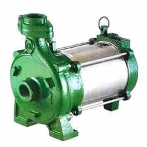 1 Hp Corrosion Resistant Silver And Green Single Phase Submersible Water Pump
