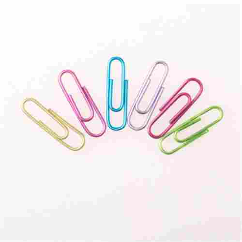 Rust-Resistant Vinyl-Coated Smooth Grips Tightly Assorted Colors Plastic Paper Clips