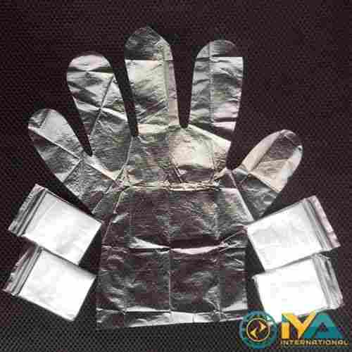 Disposable Transparent High Density Polyethylene (HDPE) Hand Gloves