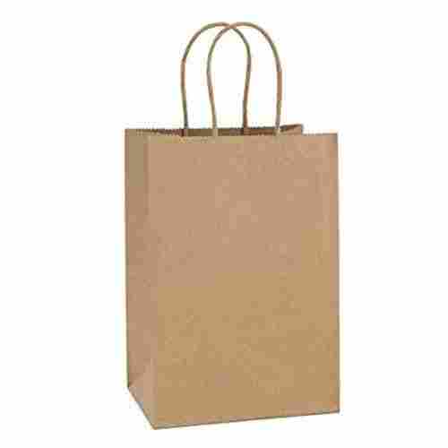 100% Compostable Recyclable Plain Customized Brown Paper Bag, 100 Piece Pack 
