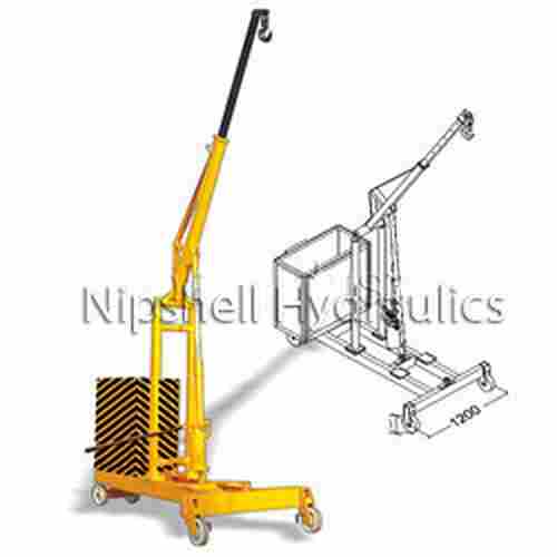 Automatic Hydraulic Floor Crane (U Type) With Highest Hook Height 2000mm