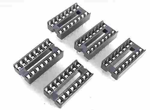 Rectangular Shape Iron Material Dc Power Source 16 Pin Ic Base Electronic Kits