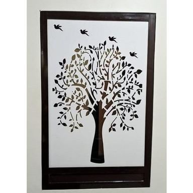 Red Scratch Resistant And Wall Mounted Beautiful Tree Printed Aluminum Photo Frame