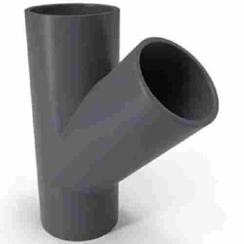 Grey 5 Inch Size Y Shape For Structure Pipe Pvc Elbow 
