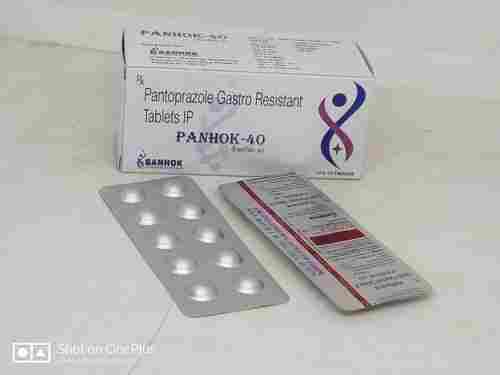 Panhok-40 Pantoprazole Gastro Resistant Tablets Ip 10 X 10 Tablets
