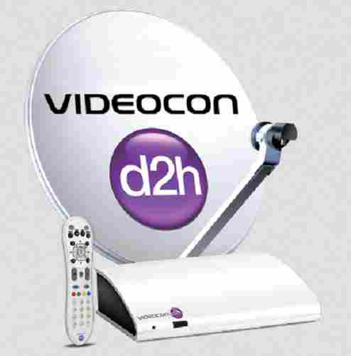 Scratch Resistance And High Performance White Videocon D2h Dish Tv Set Top Box