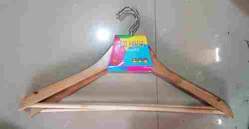 Wooden Hanger With High Weight Bearing Capacity And Steel Hook