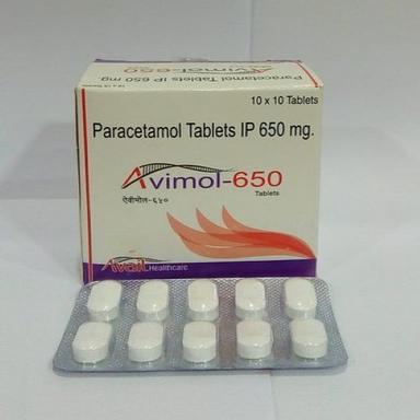 Reducing High Fever Temperature Used For Adults Avimol 650mg Paracetamol Tablets 