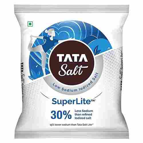 Hypertension Reduced Sodium Lite 15% Less Sodium Contains Sodium Iodized Super Lite Tata Salt