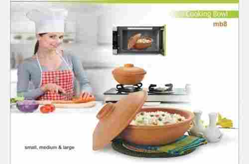 1750 ML Capacity Handmade Eco-Frienldy Clay Cooking Bowl For Kitchen