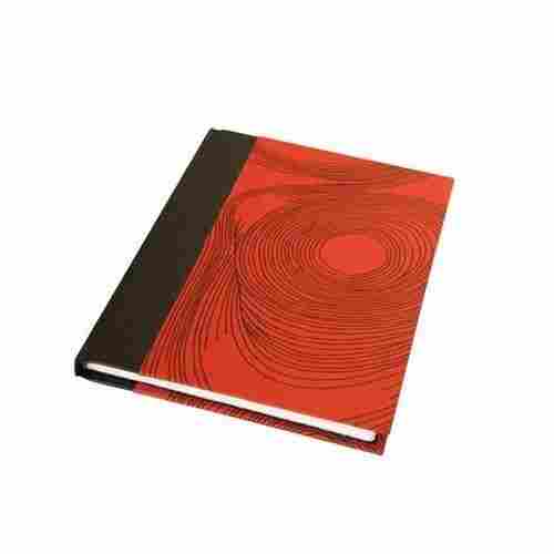 Red Black Beautiful Soft Pages A4 Size Hardbound Notebook 