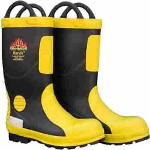 Harvik High Quality Fire Fighting Yellow-Black Safety Boots For Dielectric Uses