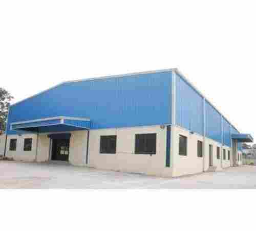 Rolled Section Industrial Tin Shed For Factory, Rolled Section Frame Material