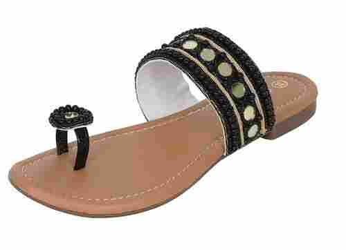 Stylish Flat Heel Ladies Fancy Slipper