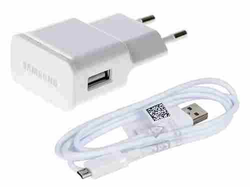 120 Watt Bar Shape White Mobile Charger With Detachable Cable