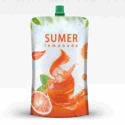 Customized Printing 150 Ml Plastic Spout Pouch For Natural Juice Packaging
