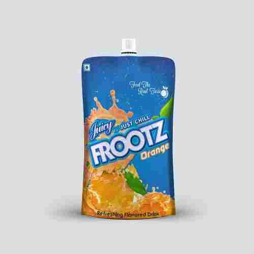 Good Custom Printing Attractive High Quality Plastic Laminated Fresh Juice Spout Pouch